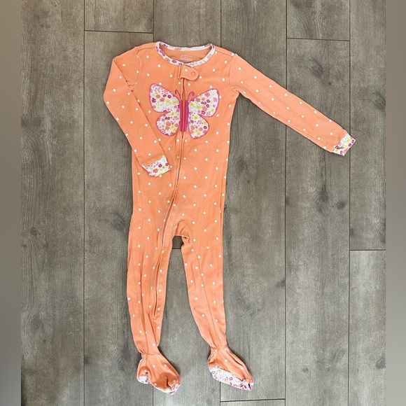 3 T toddler girl footies new without tags - Picture 2 of 6